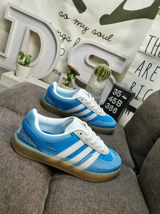 Adidas Spezial Tênis Lifestyle Azul e Branco 9