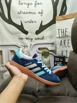 Adidas Spezial Rojo Amarillo Azul Ante Estilo de Vida Zapatillas 5