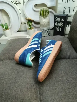 Adidas Spezial Rojo Amarillo Azul Ante Estilo de Vida Zapatillas 6