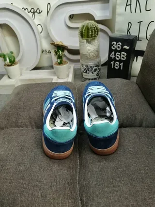 Adidas Spezial Rojo Amarillo Azul Ante Estilo de Vida Zapatillas 8