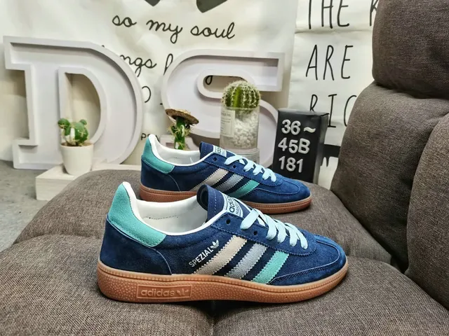 Adidas Spezial Rojo Amarillo Azul Ante Estilo de Vida Zapatillas 11