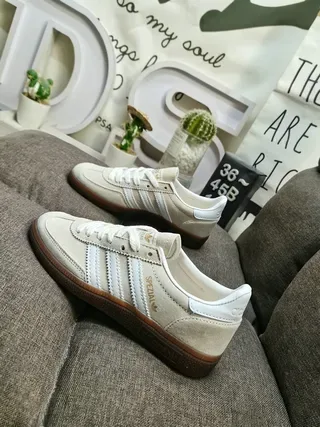 Adidas Spezial Rojo Amarillo Azul Ante Estilo de Vida Zapatillas 17