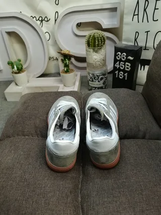 Adidas Spezial أحذية رياضية أسلوب حياة باللون الأبيض والأحمر من السويد 8