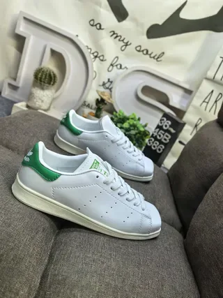 Sneakers Lifestyle Adidas Stan Smith Blanc et Vert 9