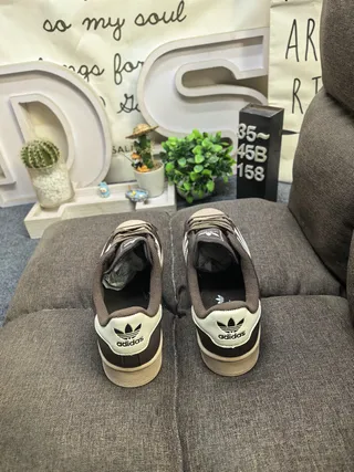 Adidas Superstar حذاء رياضي أسود وأبيض أسلوب حياة 18