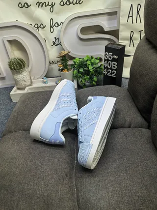 Adidas Superstar Blue White Shell-Toe Perforated Cap Lifestyle Sneakers 6