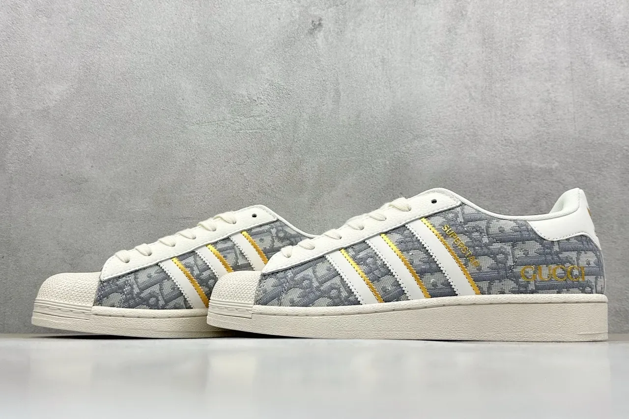 Adidas Superstar Impresión Monograma Off-White Zapatillas Lifestyle 5