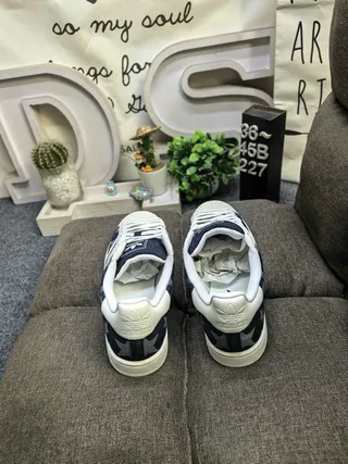 Adidas Superstar Star-Print Navy حذاء أسلوب حياة 8
