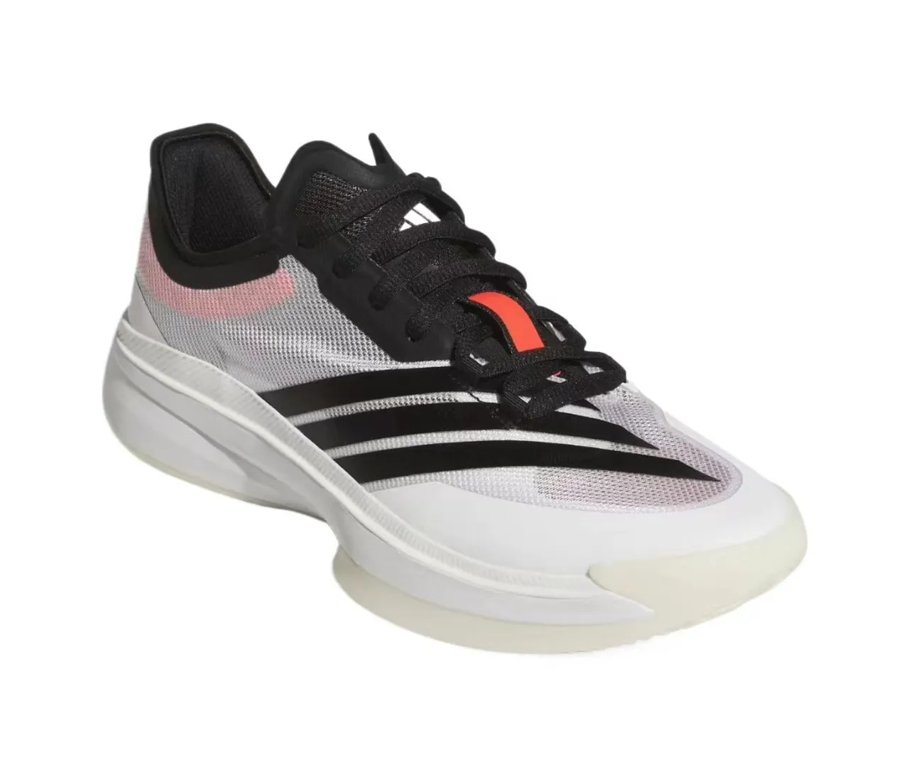 Adidas Blanc Gris Rose Noir Profil bas Respirant Maille Chaussures de Basketball 2