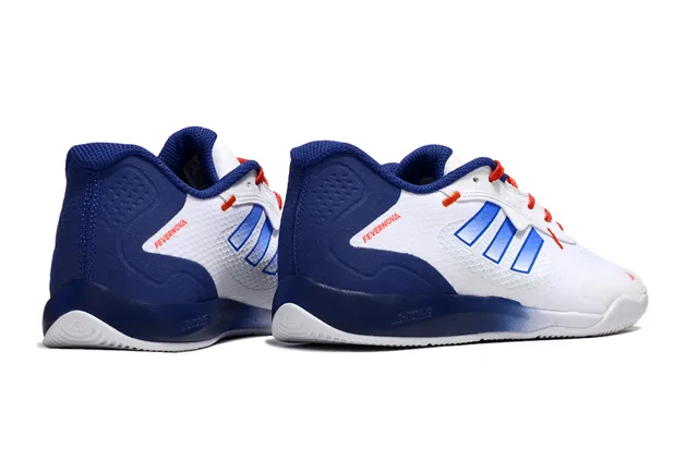 Adidas blanc marine bas mesh synthétique haut sneakers 2