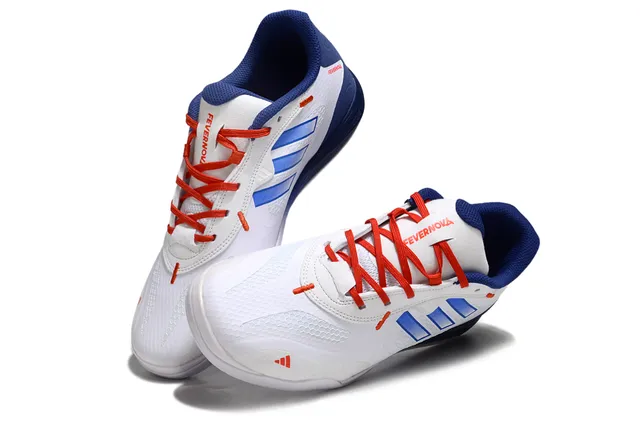 Adidas blanc marine bas mesh synthétique haut sneakers 3