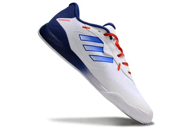 Adidas blanc marine bas mesh synthétique haut sneakers 5
