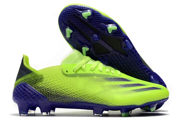 Adidas X Speedflow Cyclops Electric Blue Yellow chuteiras para gramado firme 5