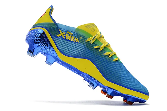 Adidas X Speedflow Cyclops Electric Blue Yellow chuteiras para gramado firme 15