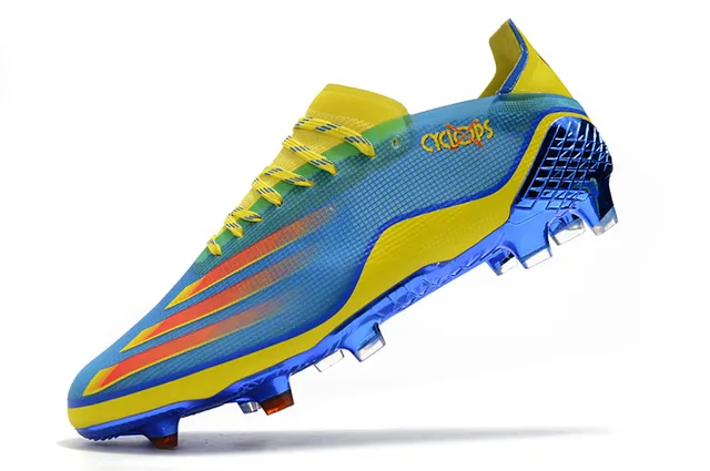 Adidas X Speedflow Cyclops Electric Blue Yellow chuteiras para gramado firme 16