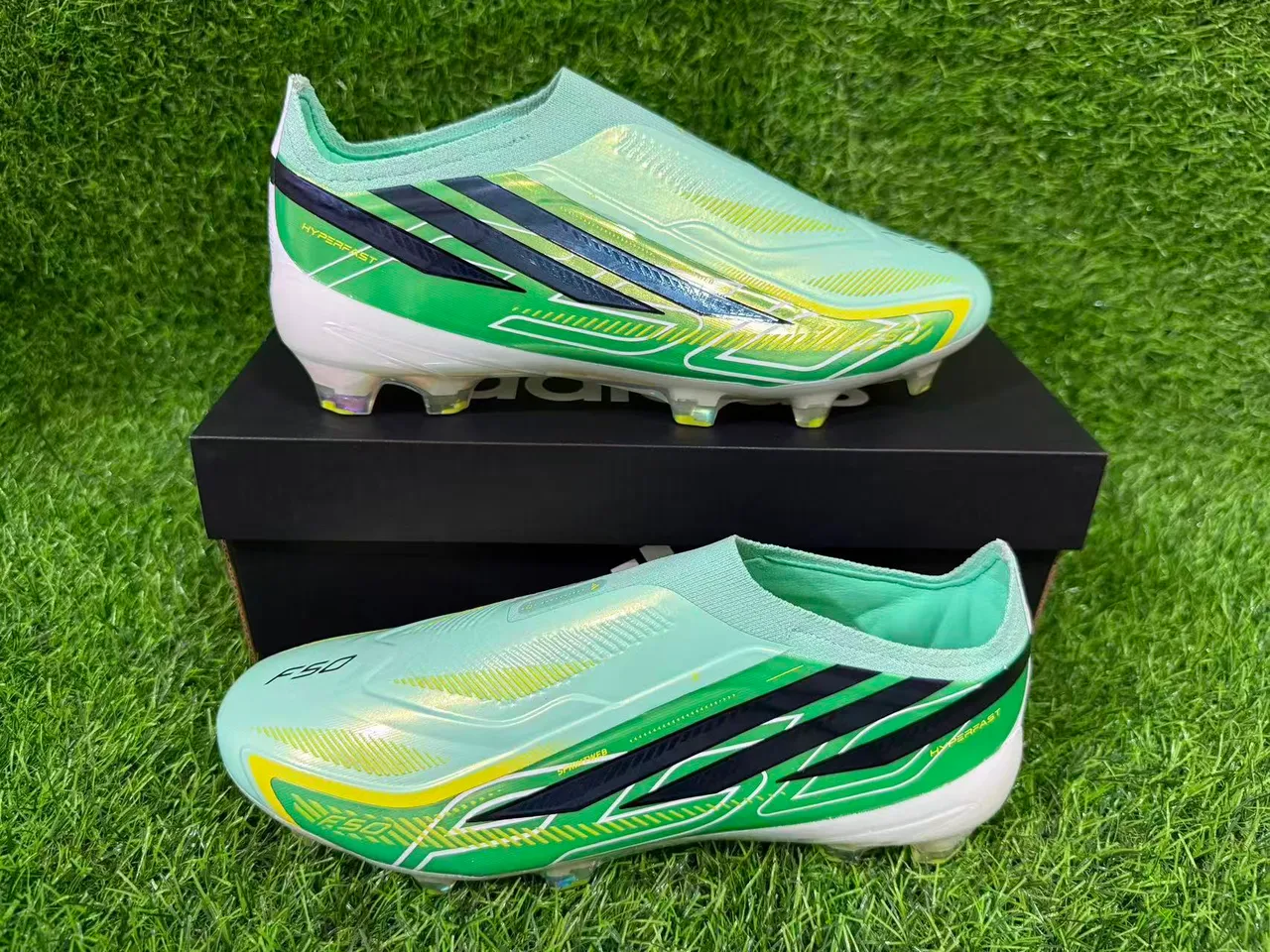 Adidas X Speedflow Mint Green Iridescent Firm-Ground Soccer Shoes 10