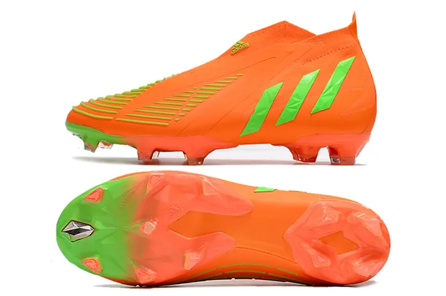 Adidas X Speedflow Naranja y Verde Neón Firm-Ground Zapatos de fútbol 2