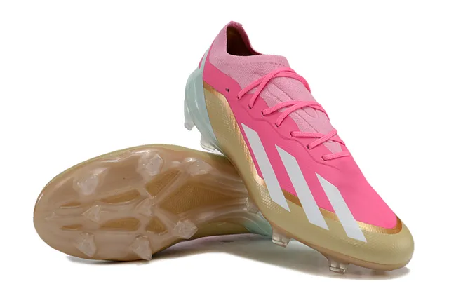 Adidas X Speedflow Pink Gold Mint Firm-Ground Zapatos de fútbol 4