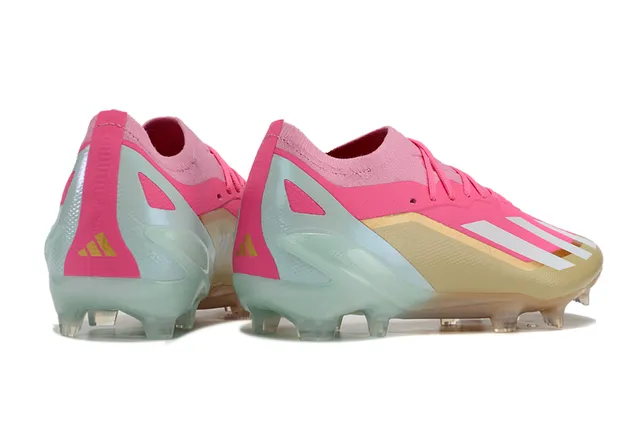 Adidas X Speedflow Pink Gold Mint Firm-Ground Zapatos de fútbol 5