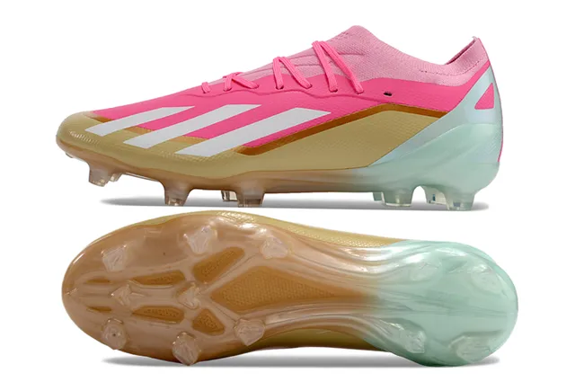 Adidas X Speedflow Pink Gold Mint Firm-Ground Zapatos de fútbol 6