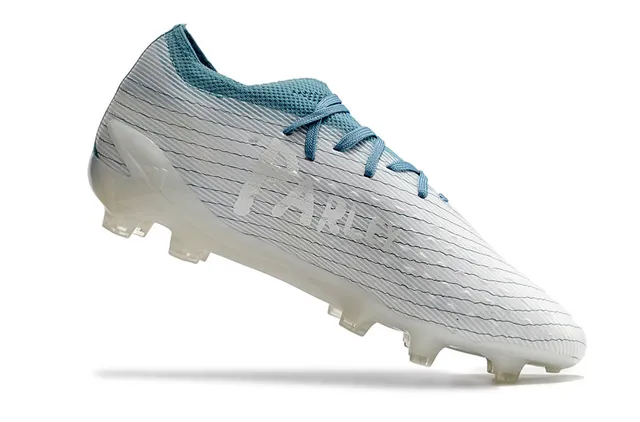 Adidas X Speedflow Blanc et Turquoise Chaussures de Football pour Terrain Ferme 2