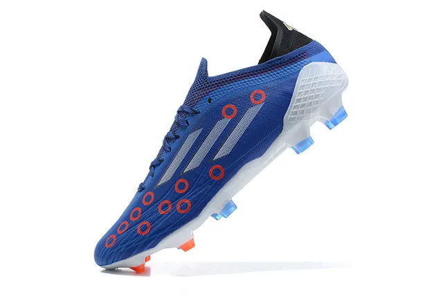 Adidas X Speedportal azul y naranja botas de fútbol para terreno firme 4