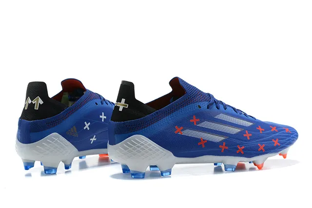 Adidas X Speedportal azul y naranja botas de fútbol para terreno firme 5