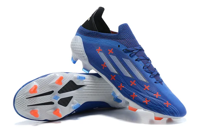 Adidas X Speedportal azul y naranja botas de fútbol para terreno firme 6