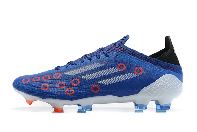Adidas X Speedportal azul y naranja botas de fútbol para terreno firme 10