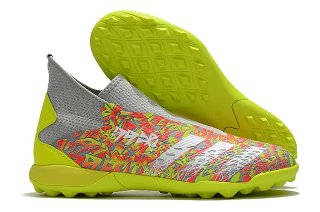 Adidas X Speedportal ধূসর কমলা টার্ফ ফুটবল জুতা 8