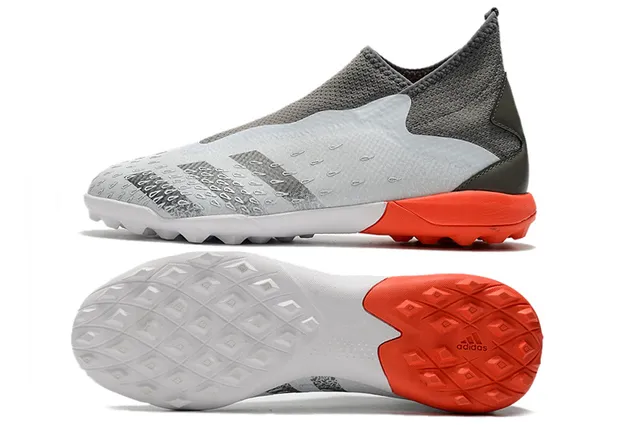 Adidas X Speedportal ধূসর কমলা টার্ফ ফুটবল জুতা 10