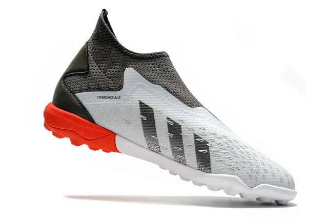 Adidas X Speedportal ধূসর কমলা টার্ফ ফুটবল জুতা 11