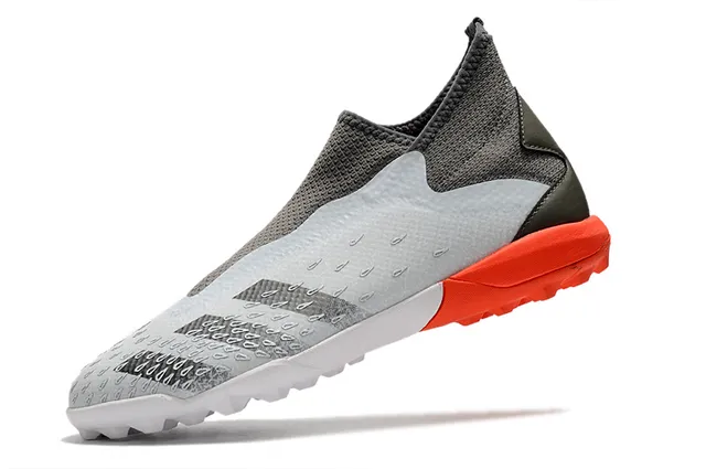 Adidas X Speedportal ধূসর কমলা টার্ফ ফুটবল জুতা 12