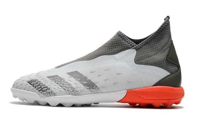Adidas X Speedportal ধূসর কমলা টার্ফ ফুটবল জুতা 13