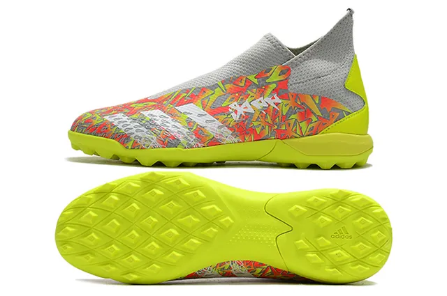Adidas X Speedportal ধূসর কমলা টার্ফ ফুটবল জুতা 22
