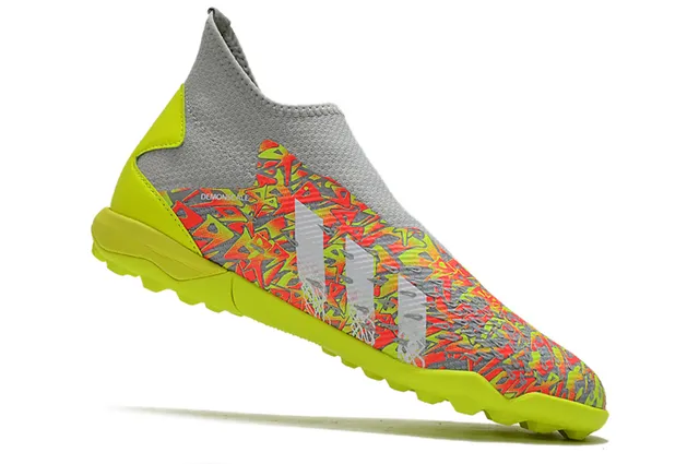 Adidas X Speedportal ধূসর কমলা টার্ফ ফুটবল জুতা 23