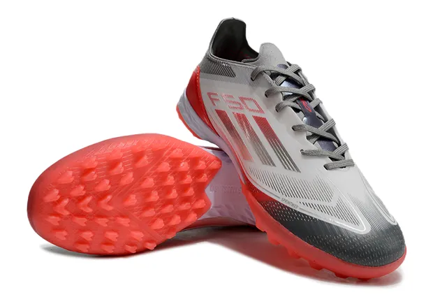 Adidas X Speedportal Lightstrike Red Gray Sapatos de futebol de grama artificial 4