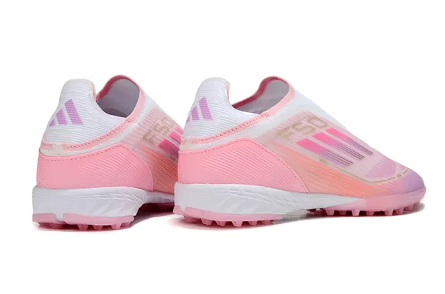 Adidas X Speedportal Chuteiras de futebol rosa gradiente turf 6