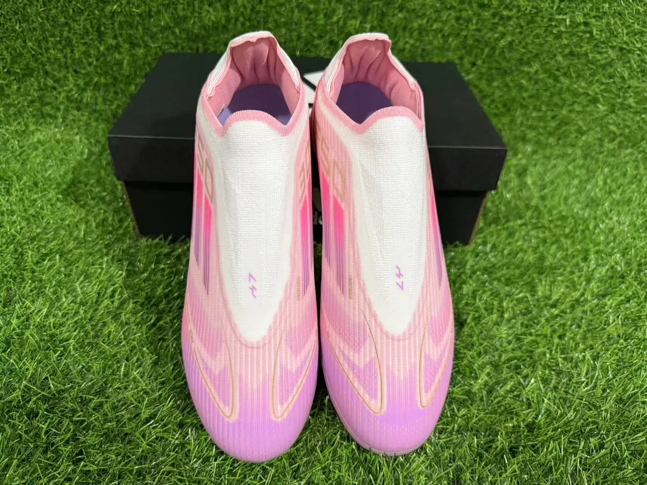 Adidas X Speedportal Chuteiras de futebol rosa gradiente turf 11