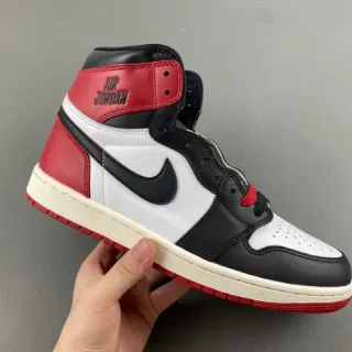 Air Jordan 1 High tênis de basquete vermelho, preto e branco