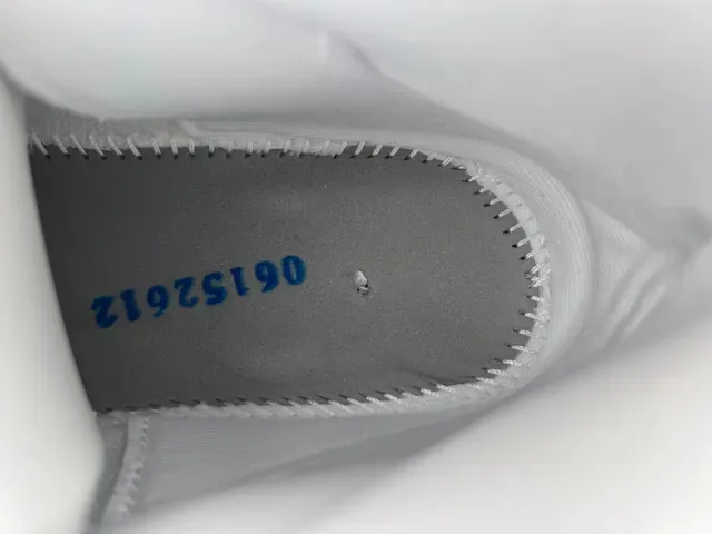 Air Jordan 11 Blanc Argent Bleu Métallique Chaussures de Basket 8