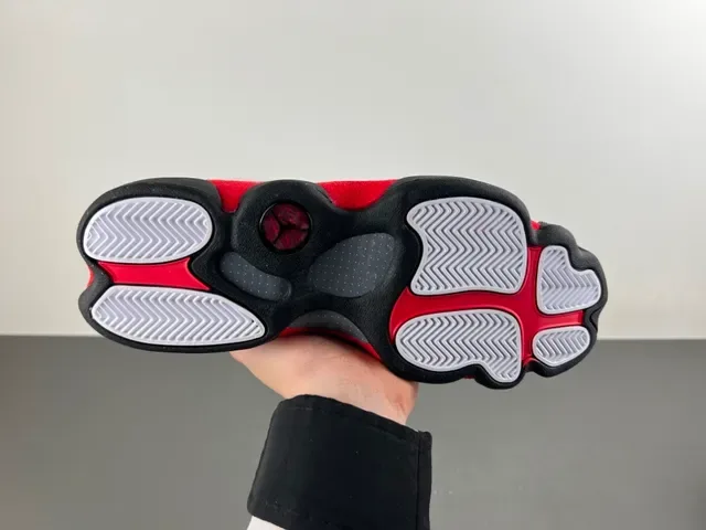 Air Jordan 13 白红黑篮球鞋 8