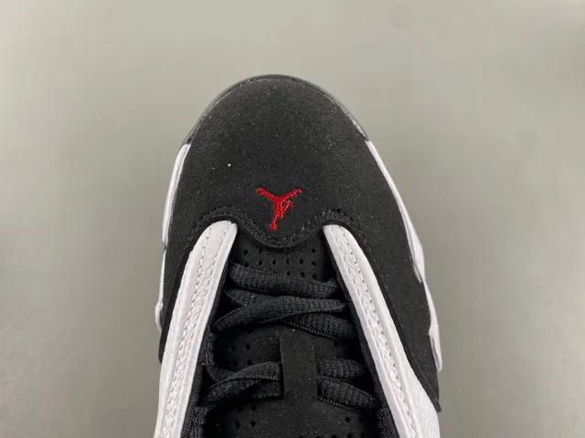Air Jordan 14 tênis de basquete branco preto vermelho 5