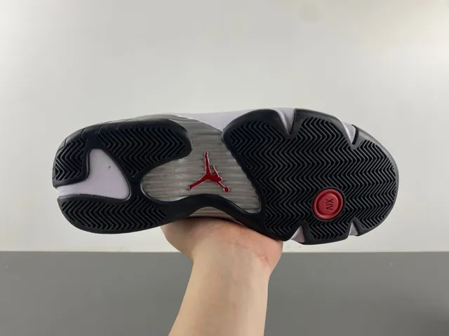 Air Jordan 14 tênis de basquete branco preto vermelho 7
