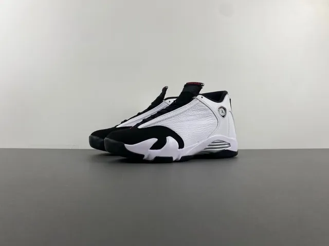 Air Jordan 14 tênis de basquete branco preto vermelho 10