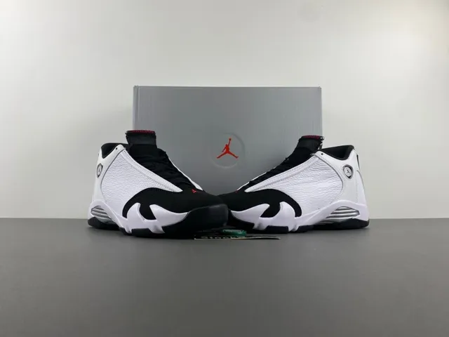Air Jordan 14 tênis de basquete branco preto vermelho 13