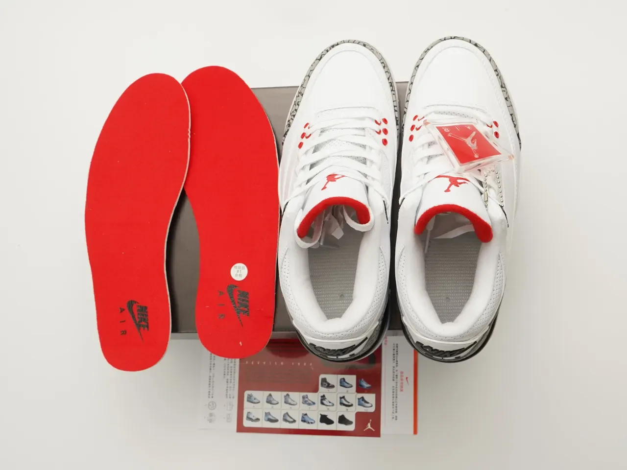Air Jordan 3 White Cement Elephant Print Basketball Shoes 2