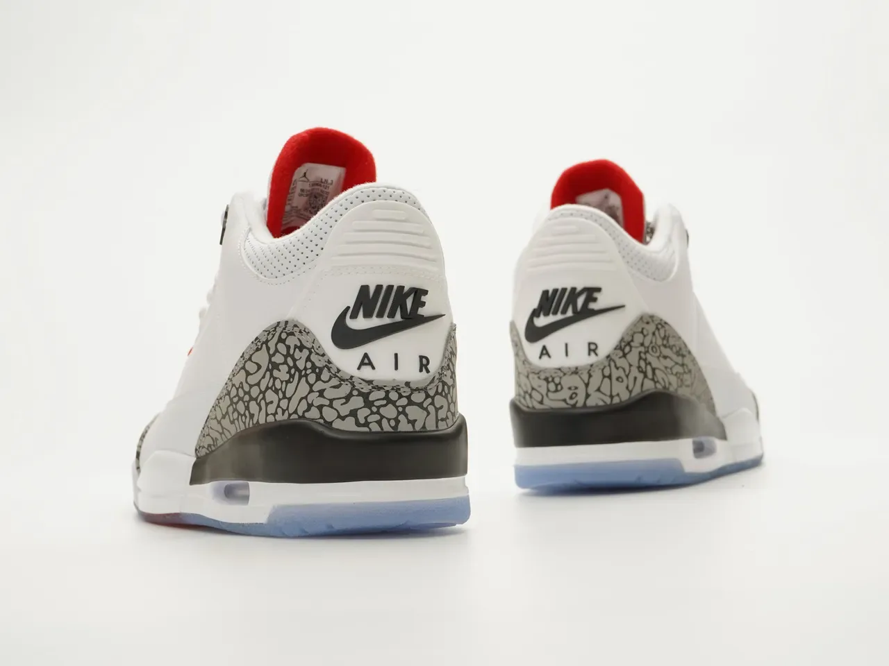 Air Jordan 3 White Cement Elephant Print Basketball Shoes 7