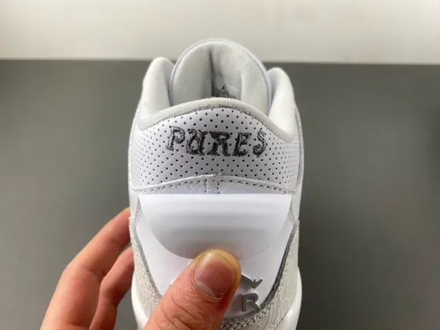 Air Jordan 3 Zapatillas de Baloncesto con estampado de elefante blanco 5