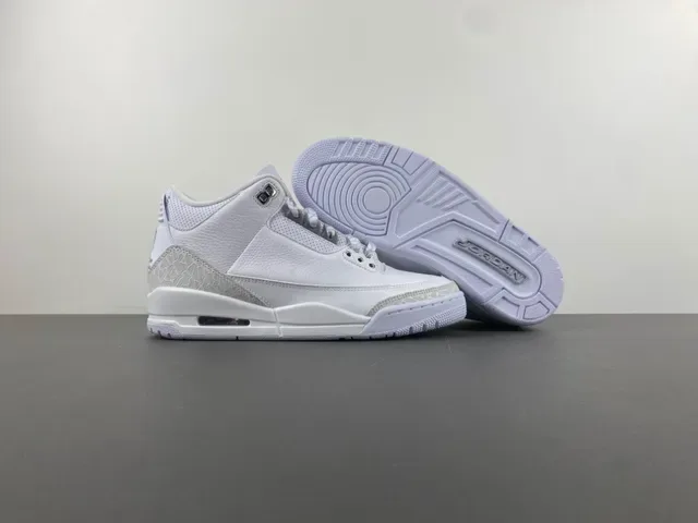 Air Jordan 3 Zapatillas de Baloncesto con estampado de elefante blanco 13